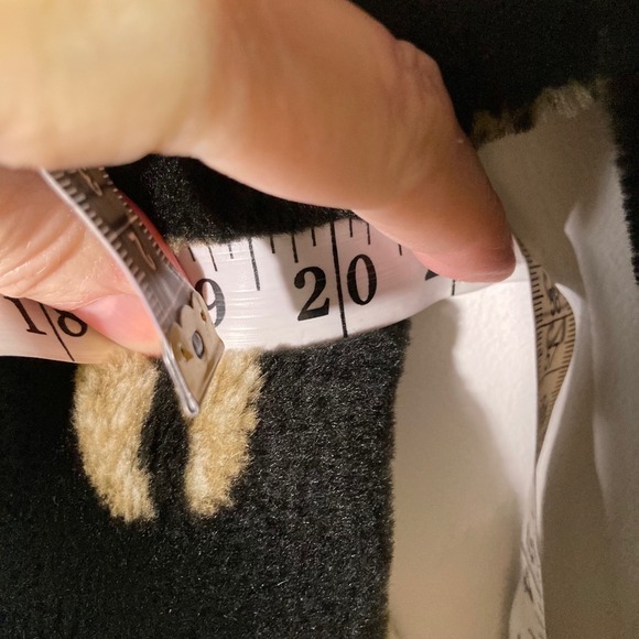 Mens Vintage Glacier Gear Outdoor Deer Print Fleece Lined Zip Jacket Black Tan S - Picture 4 of 12